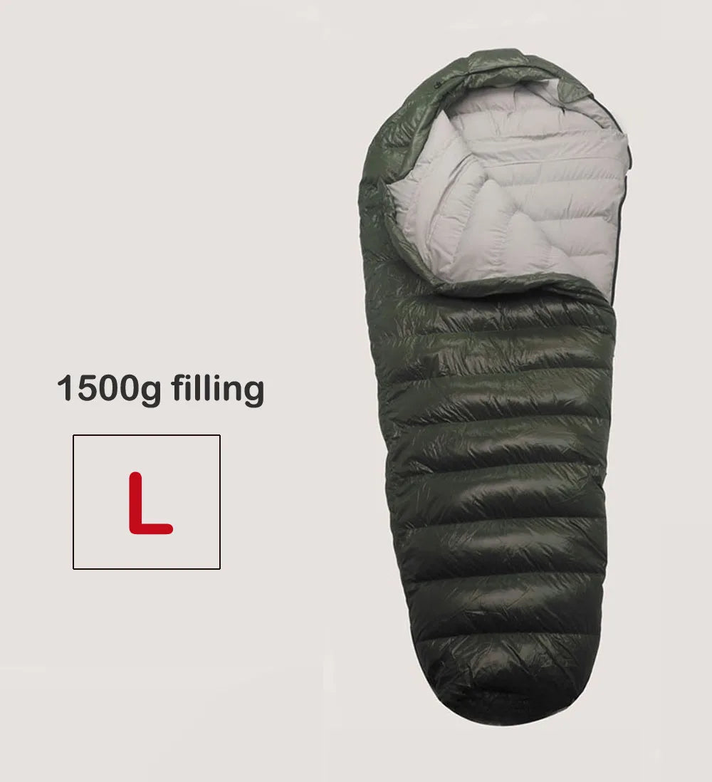 Kamperbox Duck Down Winter Sleeping Bag For Cold Weather Camping