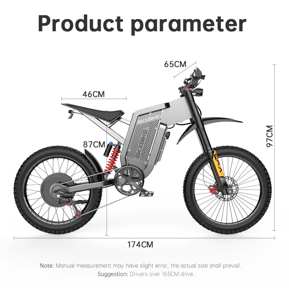 EKX X21 Max Electric Motorcycles 3000W Brushless Gearless Motors