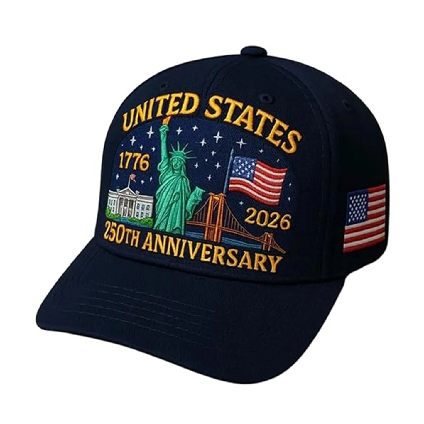 Breathable Patriotic Baseball Cap United States Tribute Hat