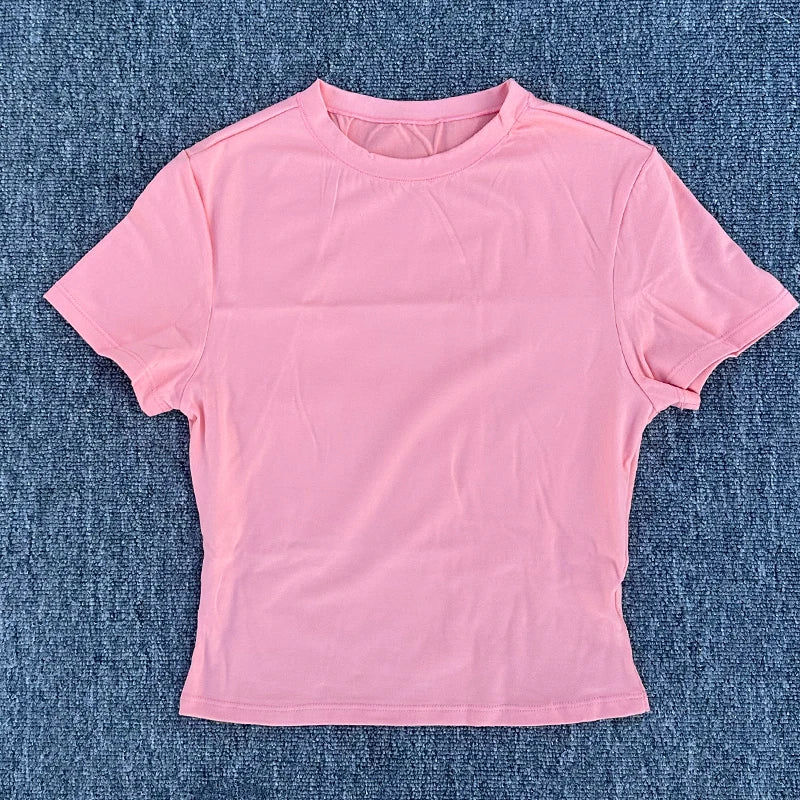 Womens Quick Dry Yoga T Shirt For Running And Fitness