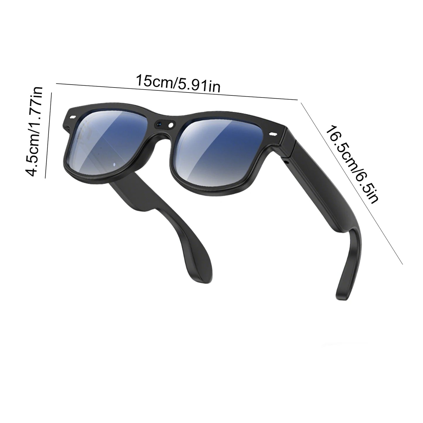 Smart Translation Glasses AI Translator With 8MP Camera