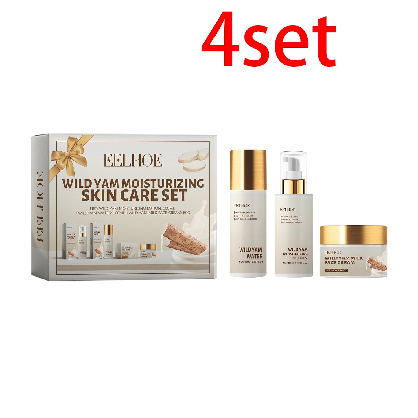 Eelhoe Wild Yam Moisturizing Skin Care Set Winter Hydration