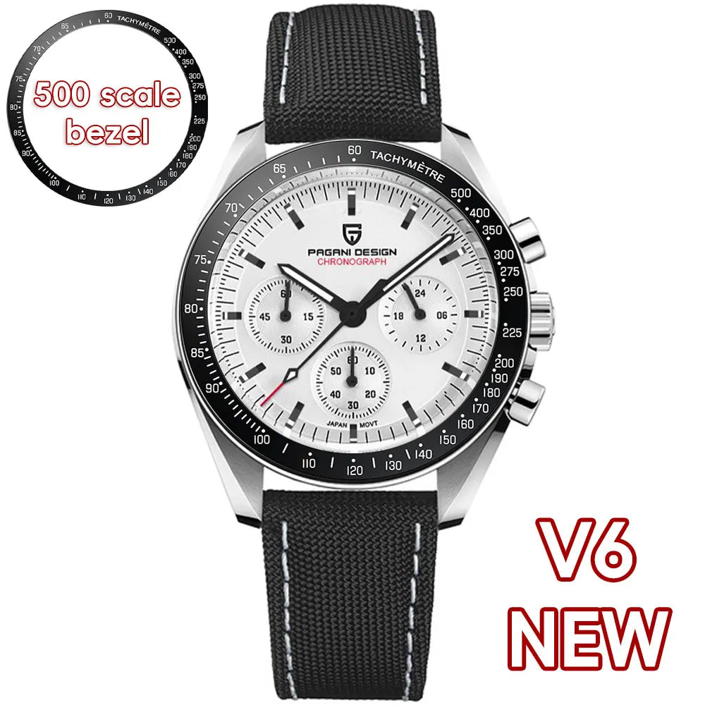 PAGANI DESIGN CK2998 Moon Watch Stainless Steel Chronograph For Men