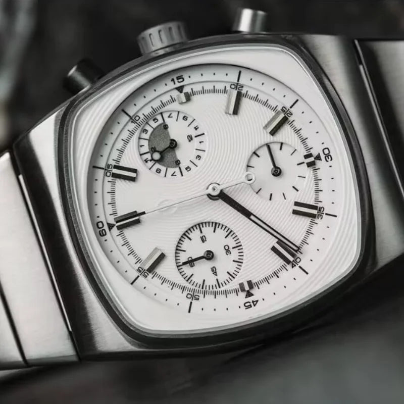 CILOA Men's Stainless Steel Quartz Watch