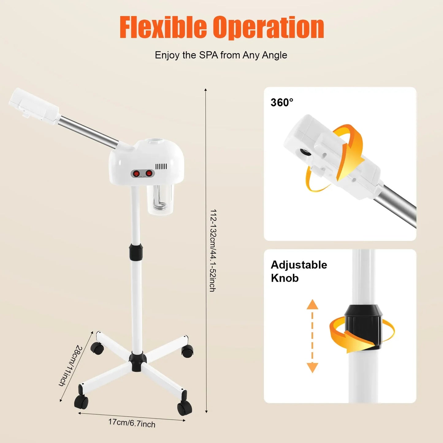 Ozone Infused Facial Steamer For Home Spa Skin Care Equipment