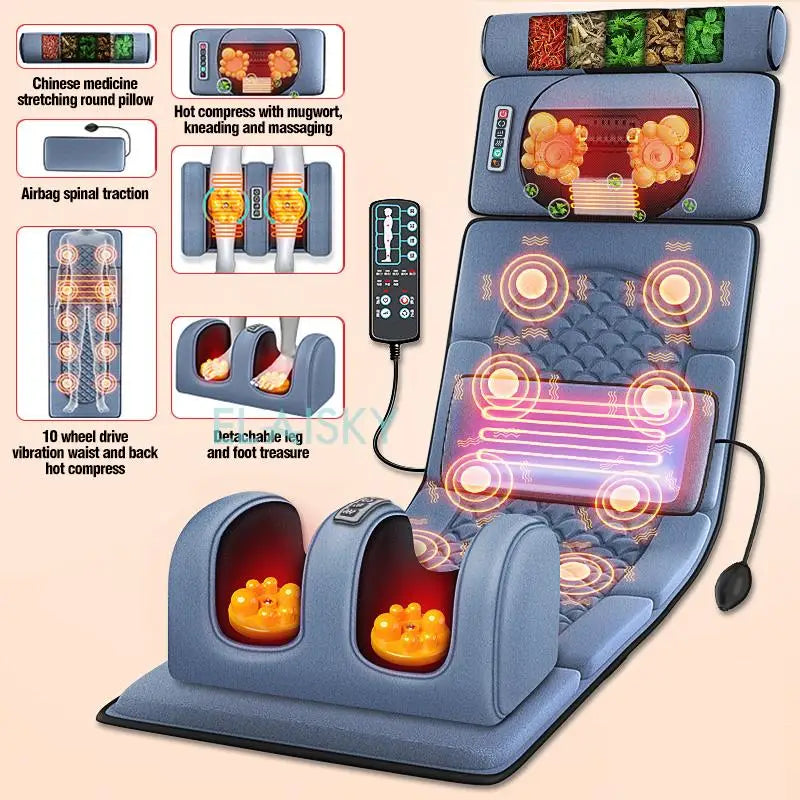 ELAISKY Full Body Massage Cushion Infrared Heating