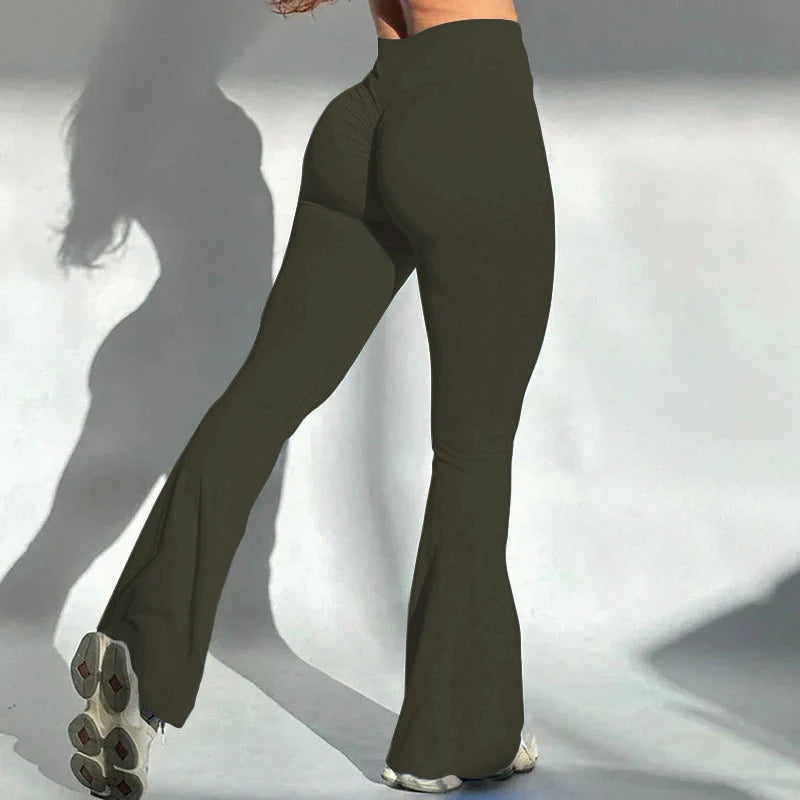 Women High Waist Yoga Leggings With Scrunch Butt Lift