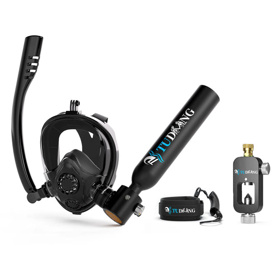 TUDIVING Portable Scuba Tank With Pump For Underwater Training