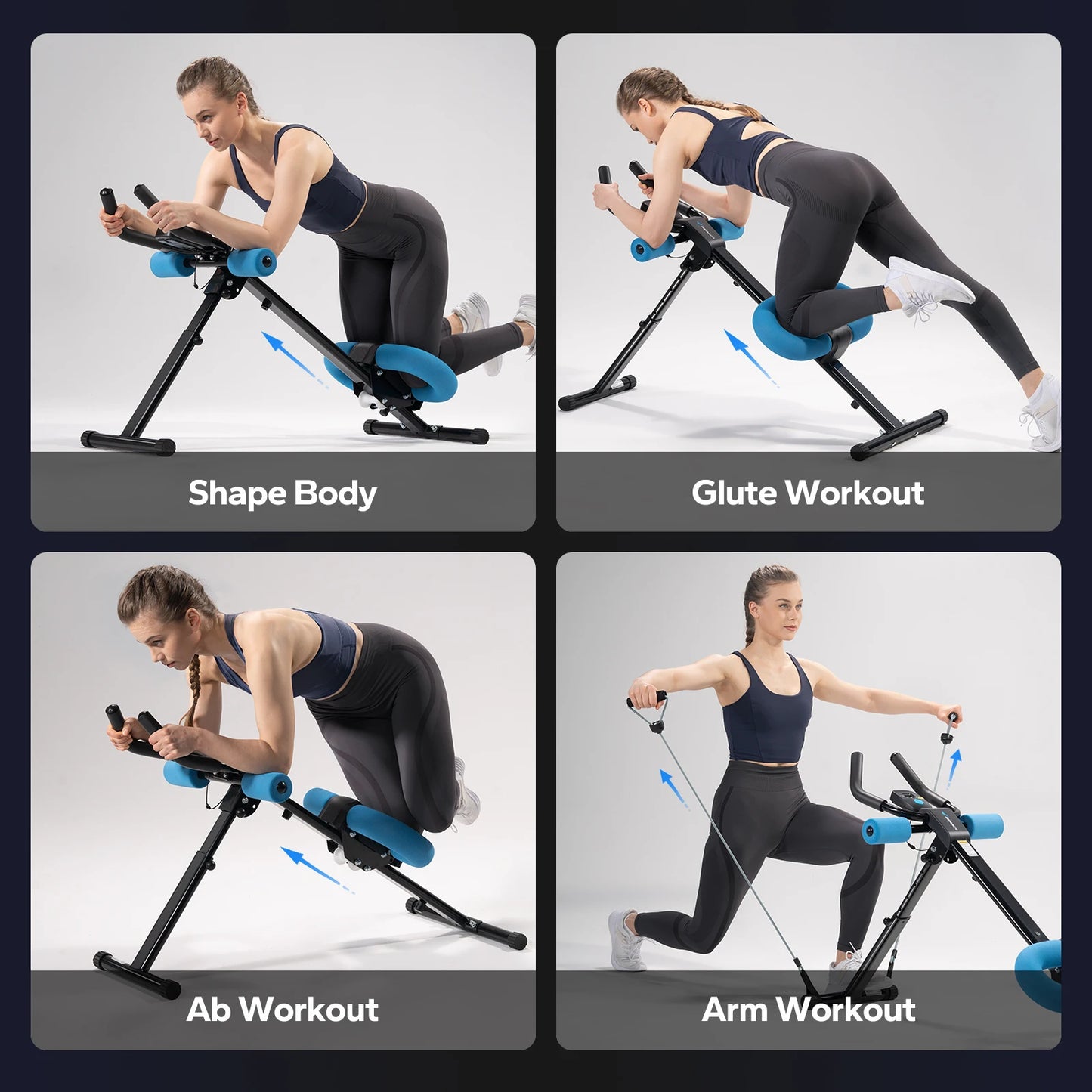 MERACH Ab Machine Adjustable Trainer For Core And Abs Workout