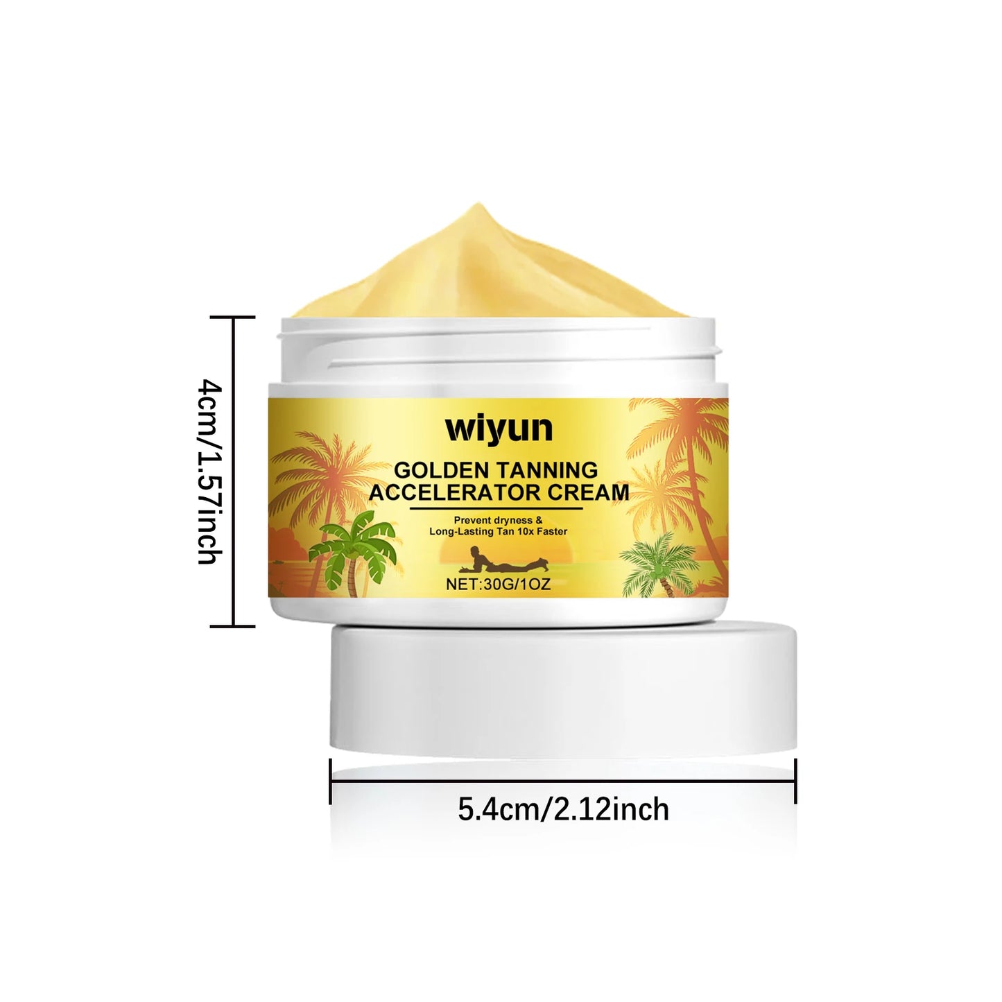 WIYUN Tanning Body Cream Bronzer For Summer Outdoors Moisturizing