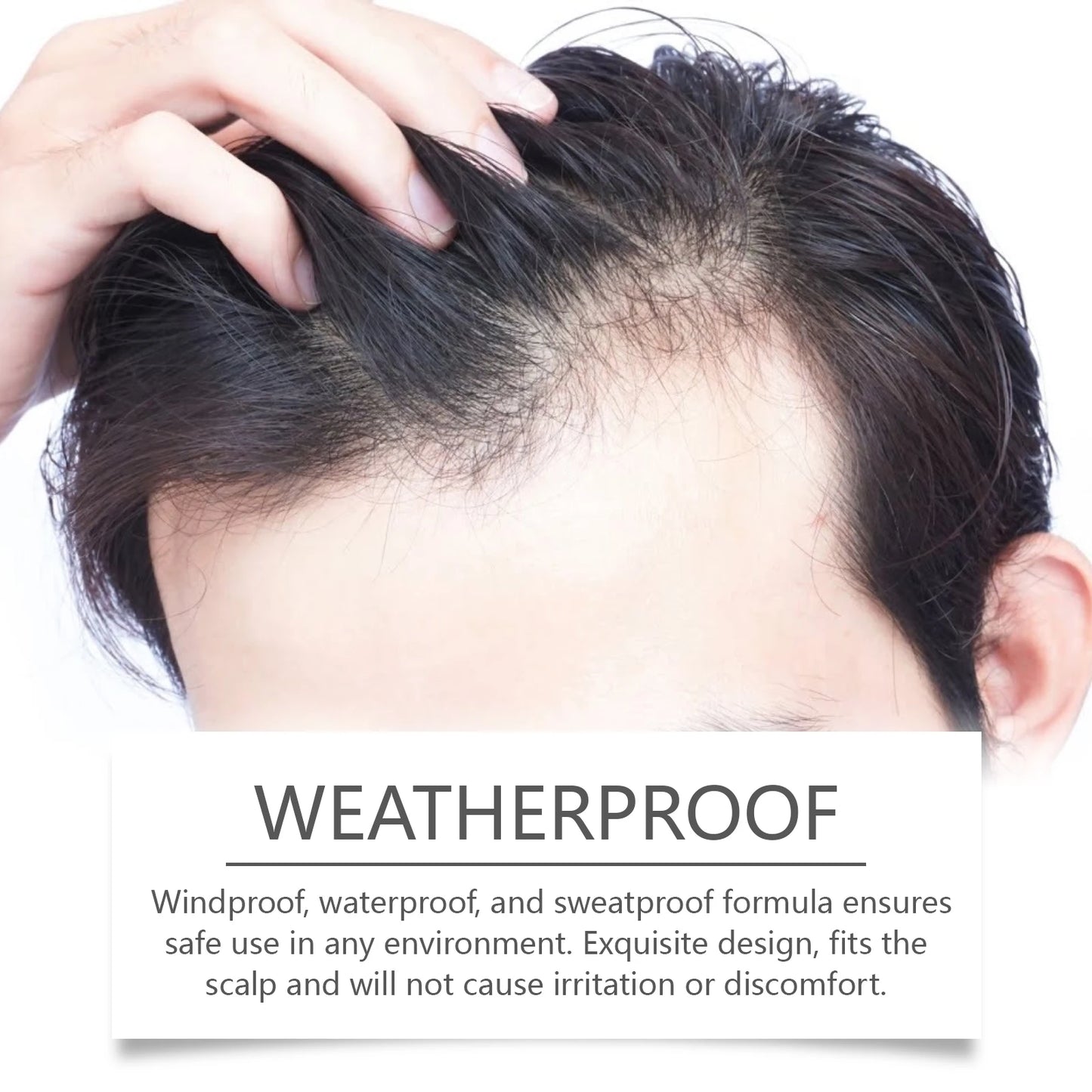 Hoegoa Hair Fibers Powder Sweat Proof Thickening For Hairline