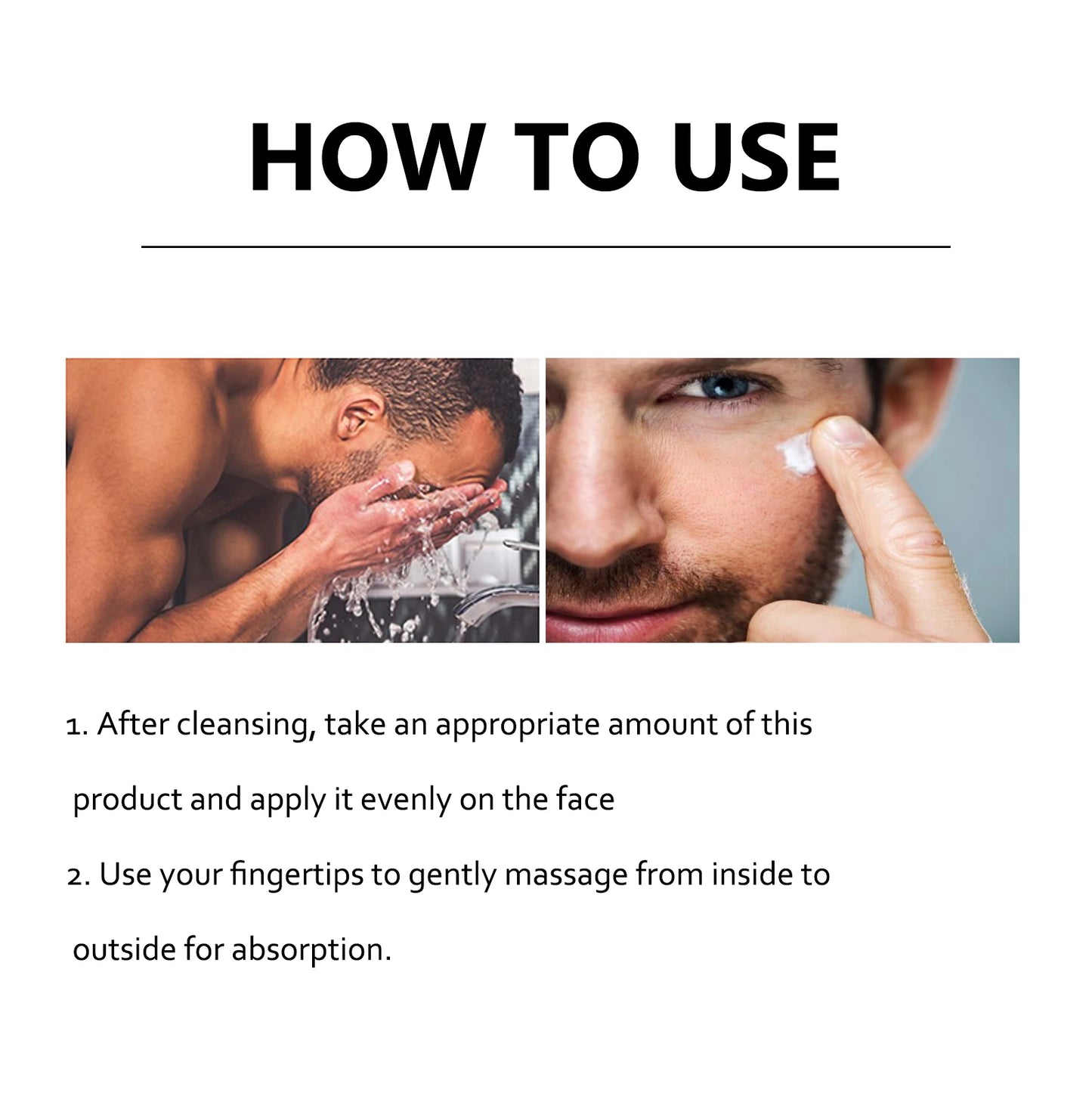 50ML East Moon Men Collagen Face Cream Moisturizing Brighening Anti-aging Non-greasy Smoothing Daily Care for All Skin Types