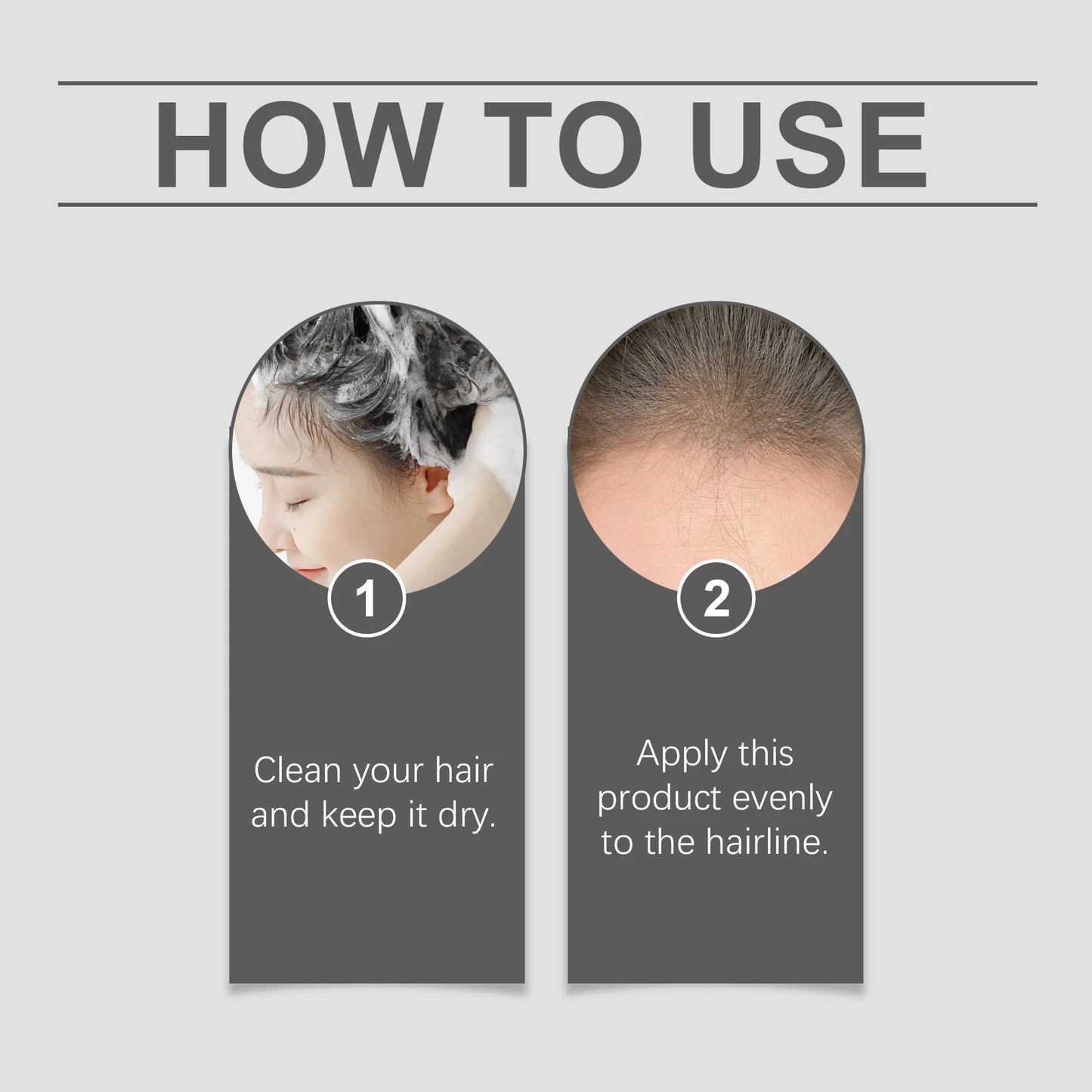 Hoegoa Hair Fibers Powder Sweat Proof Thickening For Hairline