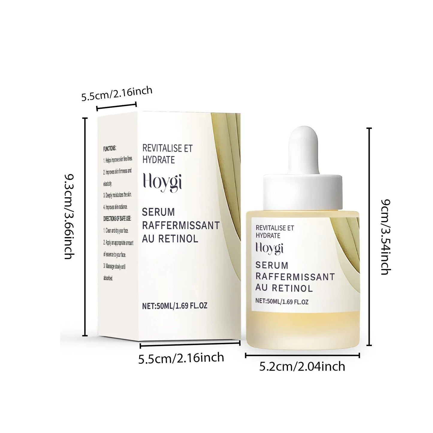 Hoygi Retinol Face Serum Gentle Moisturizing Relief For Dryness