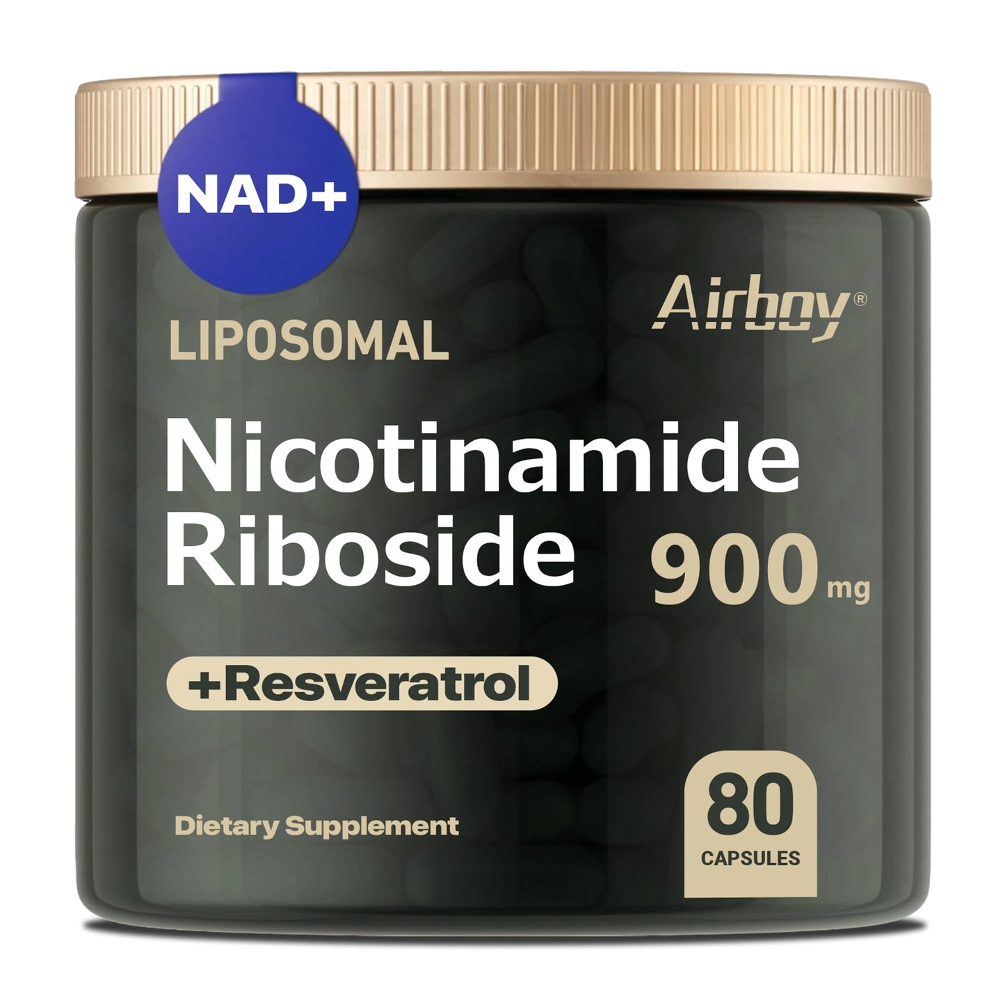 Airboy NAD Plus Liposomal Nicotinamide Nucleoside With Resveratrol
