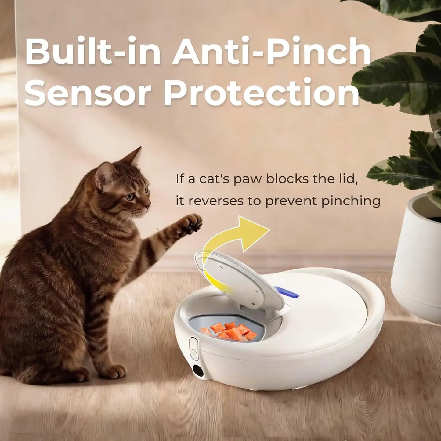 Robotail Upgraded Smart Wet Cat Feeder With Dual Temperature Refrigeration