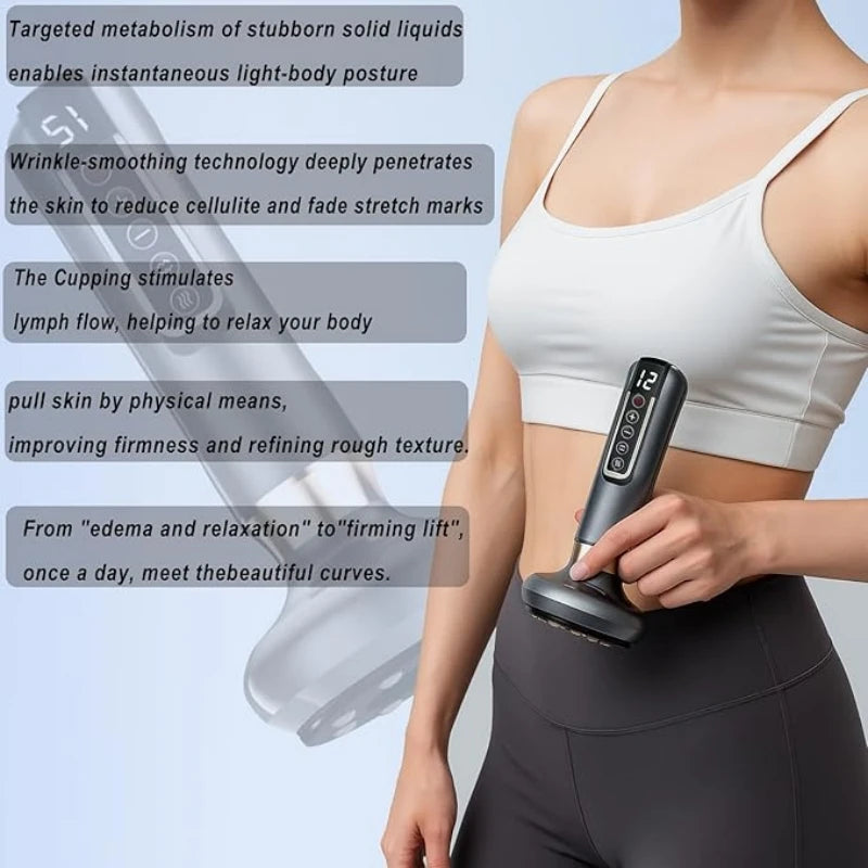 Full Body Cupping Massage Device With USB Power 12 Levels