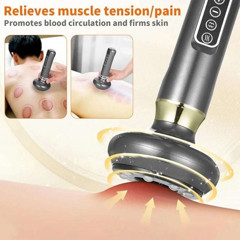 Full Body Cupping Massage Device With USB Power 12 Levels
