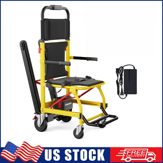 Electric Stair Climbing Chair Foldable Emergency Stair Lift 440 Lbs