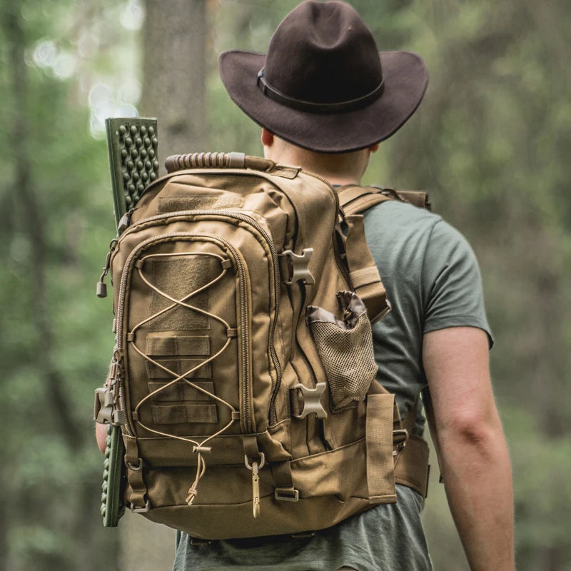 LQARMY Tactical Backpack for Outdoor Hiking and Camping