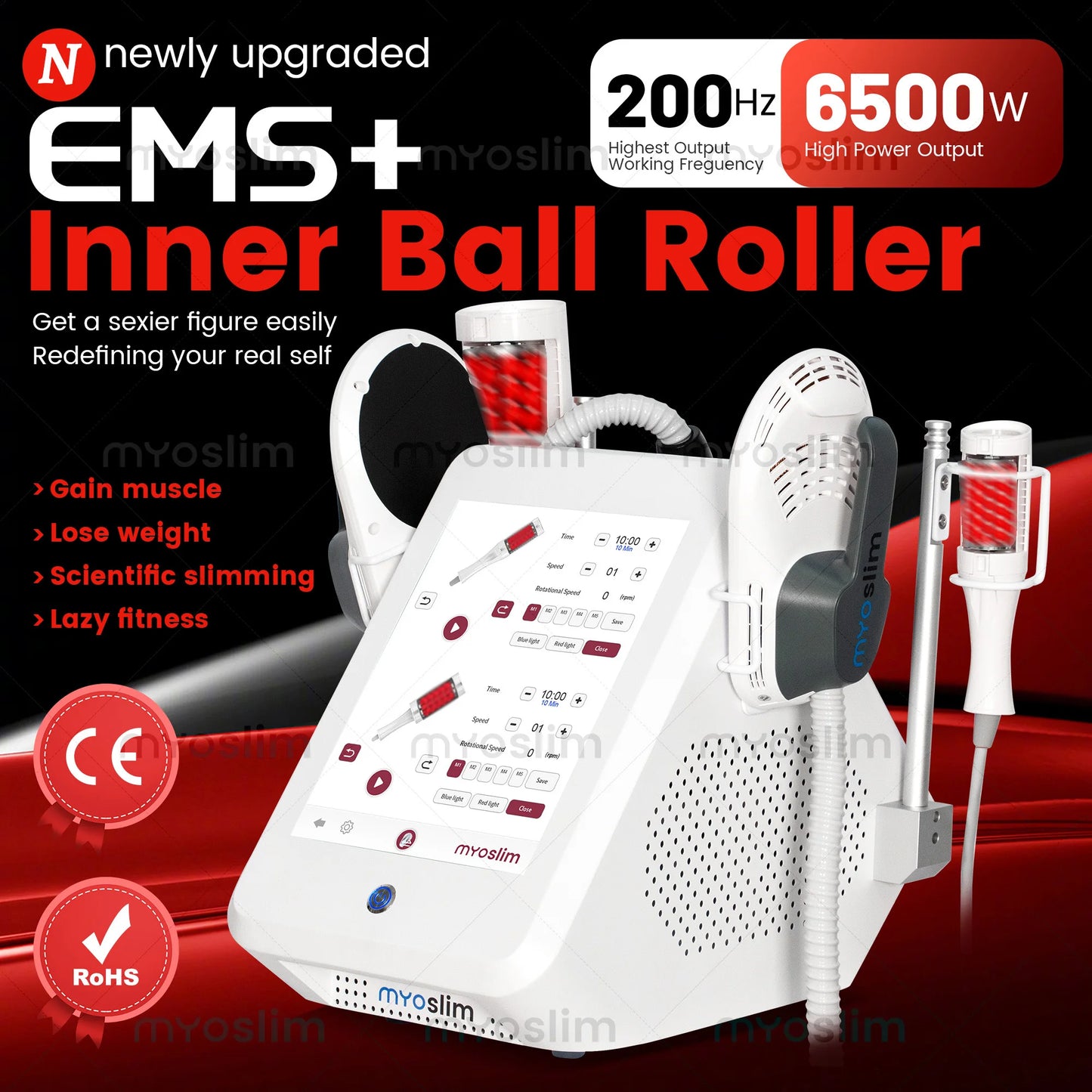 Emszero 360 Degree Vibration Body Massager For Fat Burning And Muscle Tone