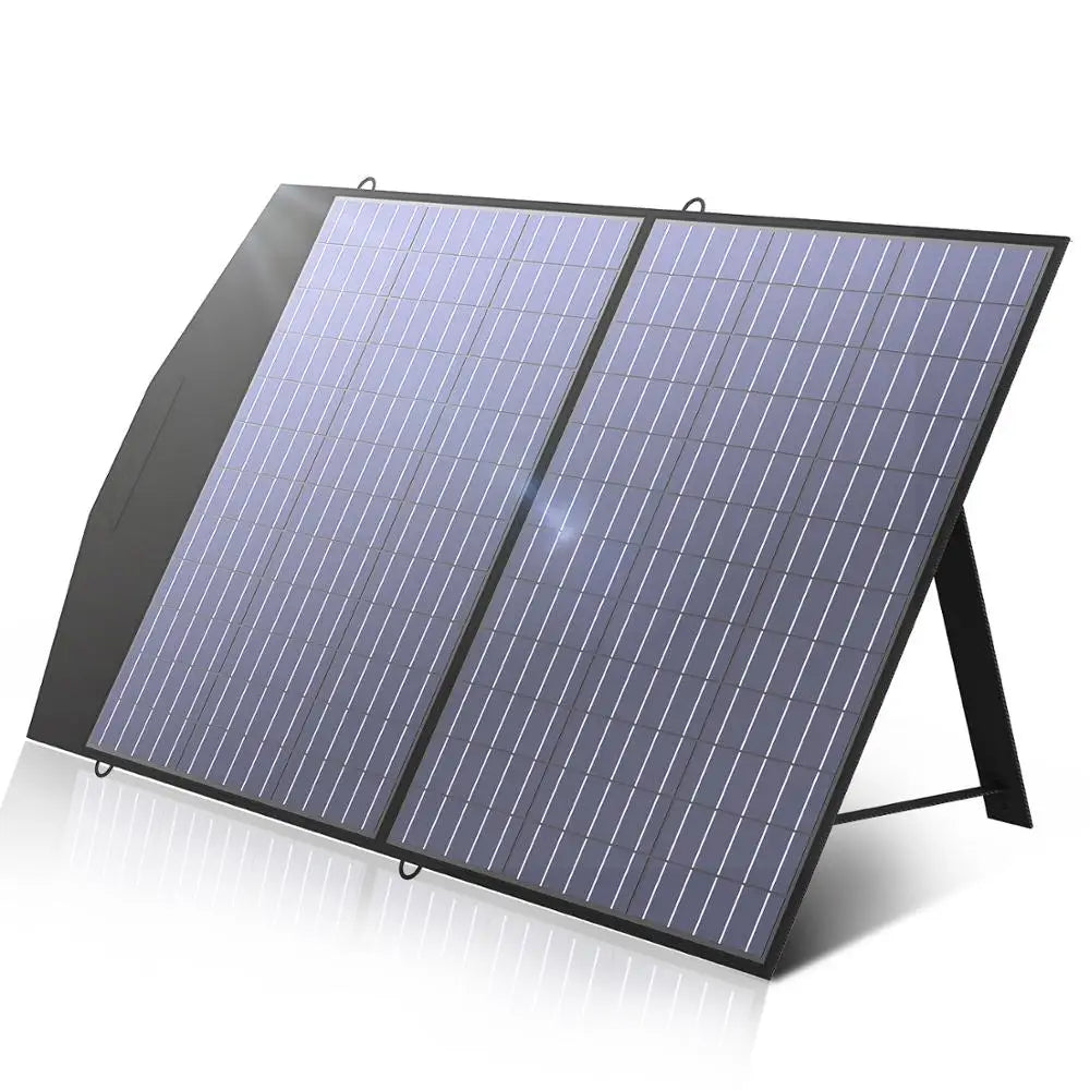 ALLPOWERS Solar Charger 18V 100W Foldable Solar Panel Suit For Portable Power Station/Generator Outdoor Travel Camping
