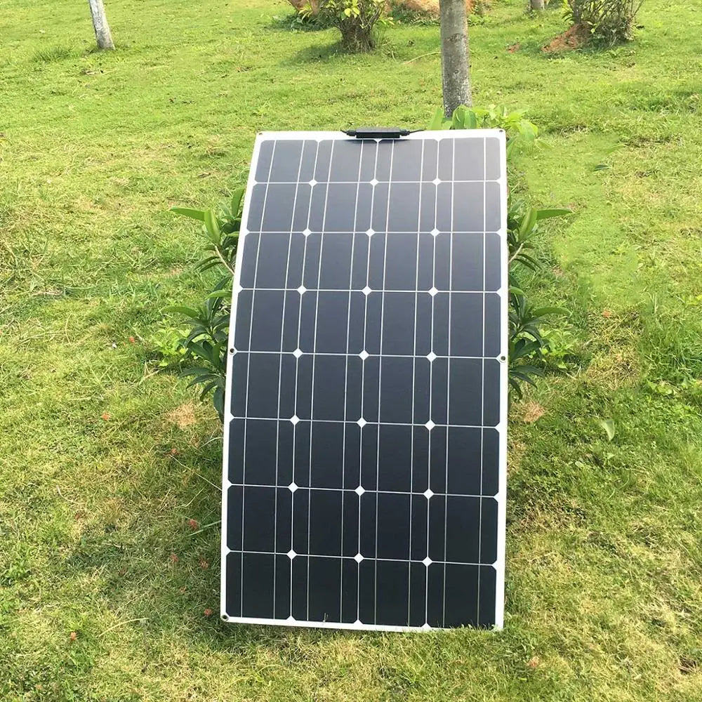 1000w flexible solar panel 12v 24v panel solar 100w monocrystalline  battery charger for rv electric car camping yacht