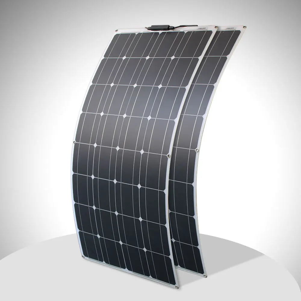 1000w flexible solar panel 12v 24v panel solar 100w monocrystalline  battery charger for rv electric car camping yacht