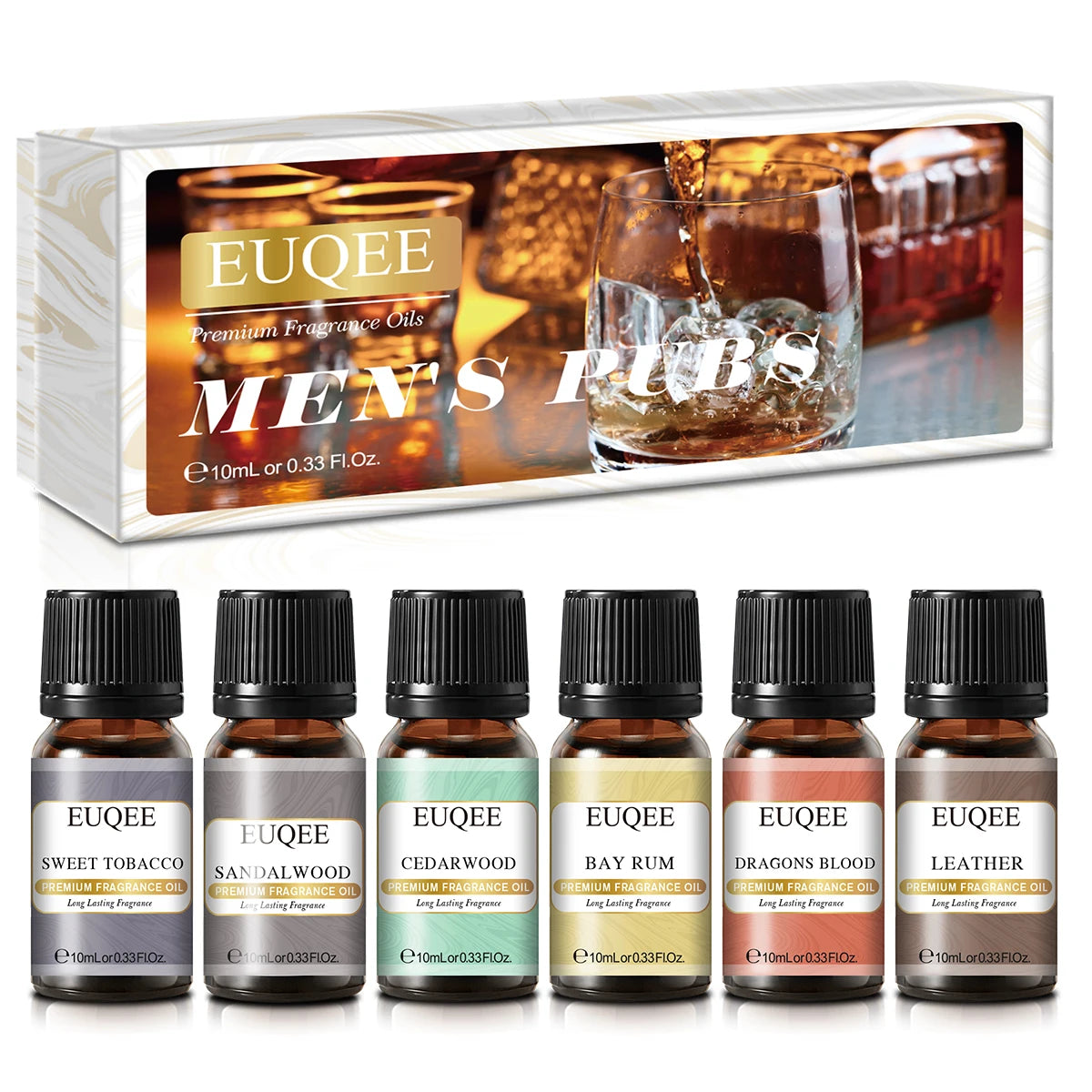 EUQEE Aromatherapy Fragrance Oil Gift Set Six Bottles