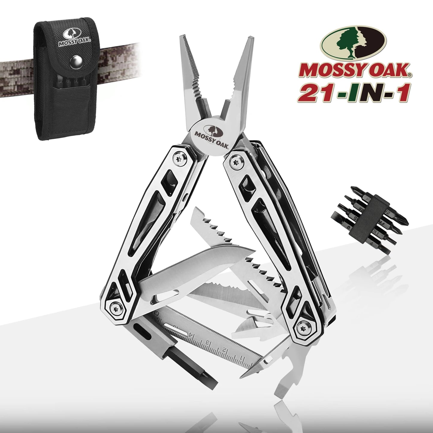 WORKPRO 21 In 1 Multi Function Pliers Outdoor Survival Tool