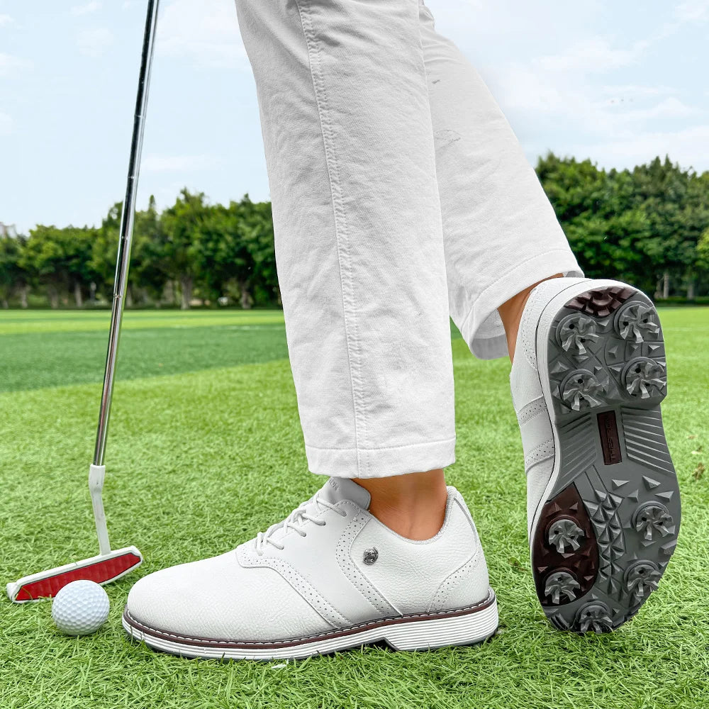 Lenox Golf Shoes Men Spikes Sneakers Walking Footwear