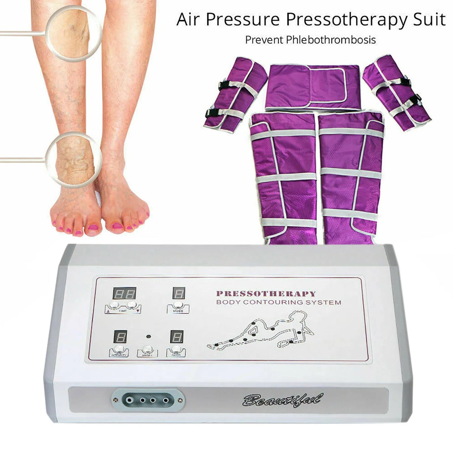 Bymaocar Pressotherapy Air Pressure Massage Machine For Body Slimming