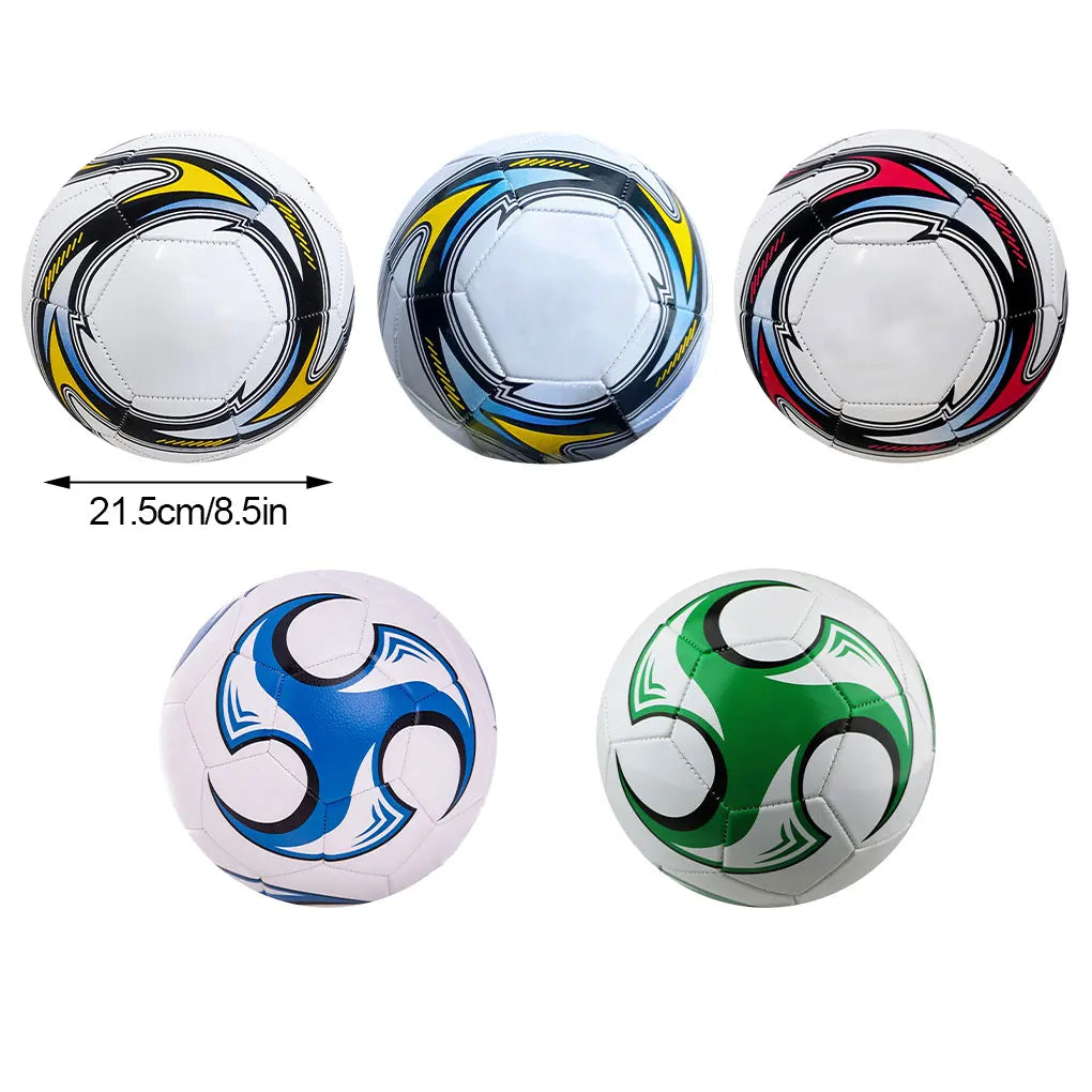 Soccer Ball PVC Cover Machine Stitched Panels Durable