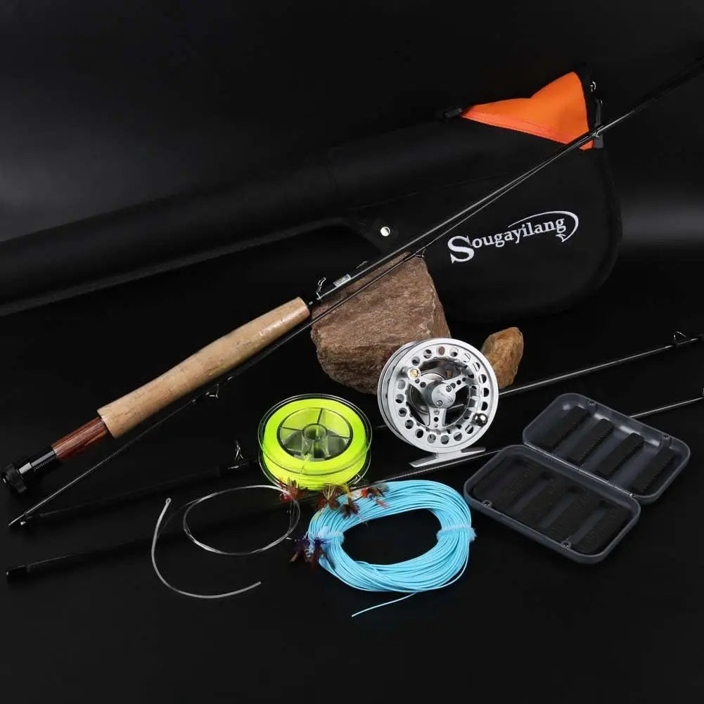 Fly Fishing Rod And Reel Combo For Saltwater Freshwater Angling