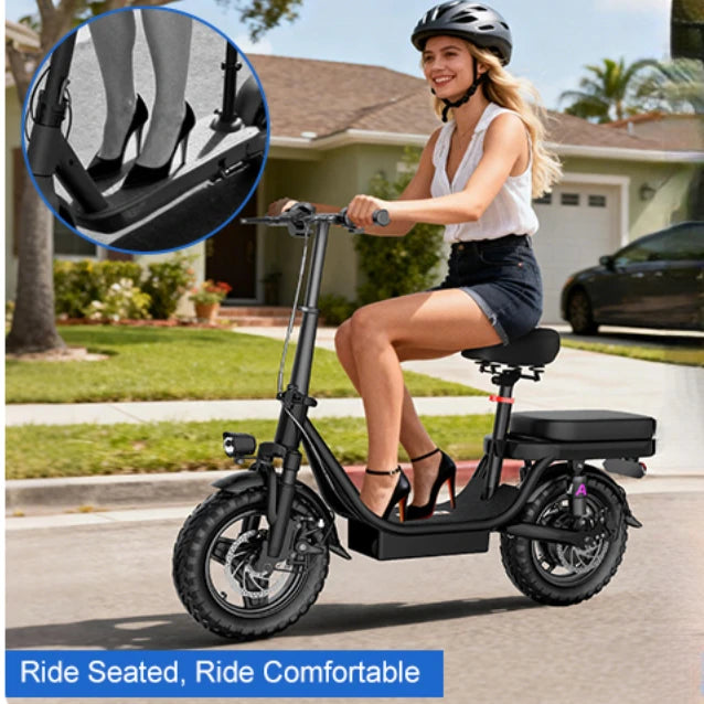ZEFIORA Electric Bicycle 1000W 48V Lithium Battery