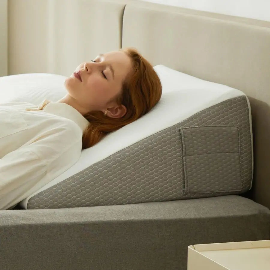 XMSJ Wedge Pillow for Sleep Support and Acid Reflux Relief