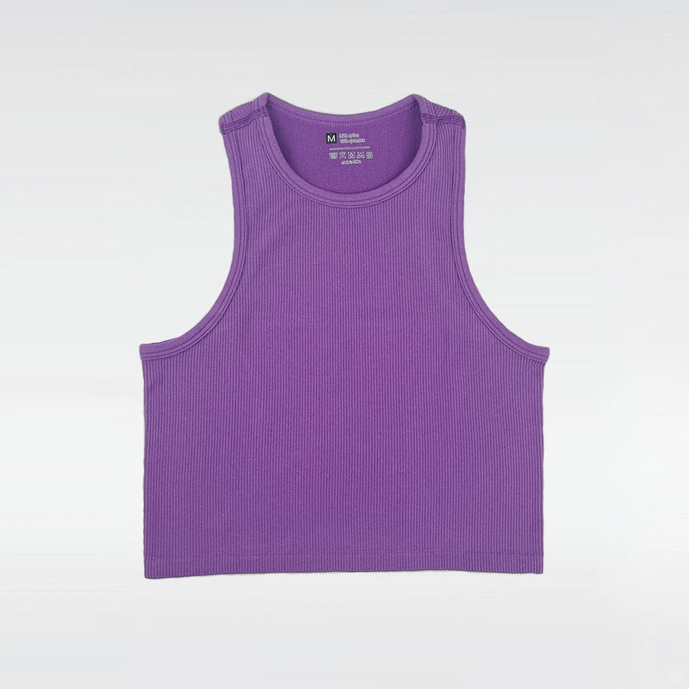 Women Yoga Vest Elastic Gym Crop Top Fitness Tank Pro