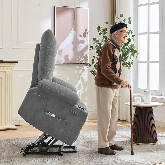 Power Lift Recliner Chair With Electric Massage And Heat