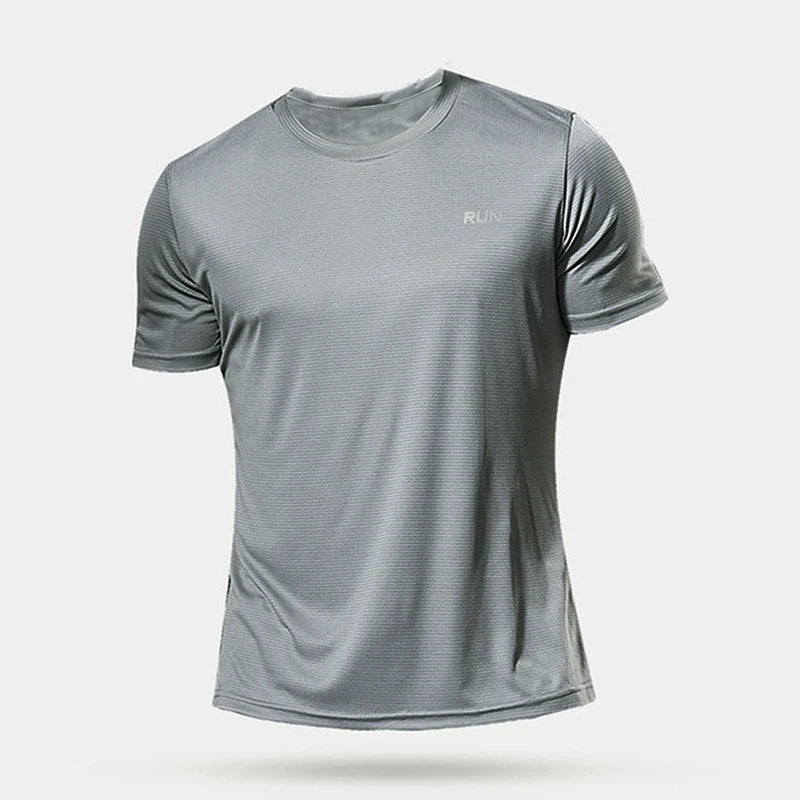 Quick Dry Men's Running T Shirt Breathable Gym Top Summer