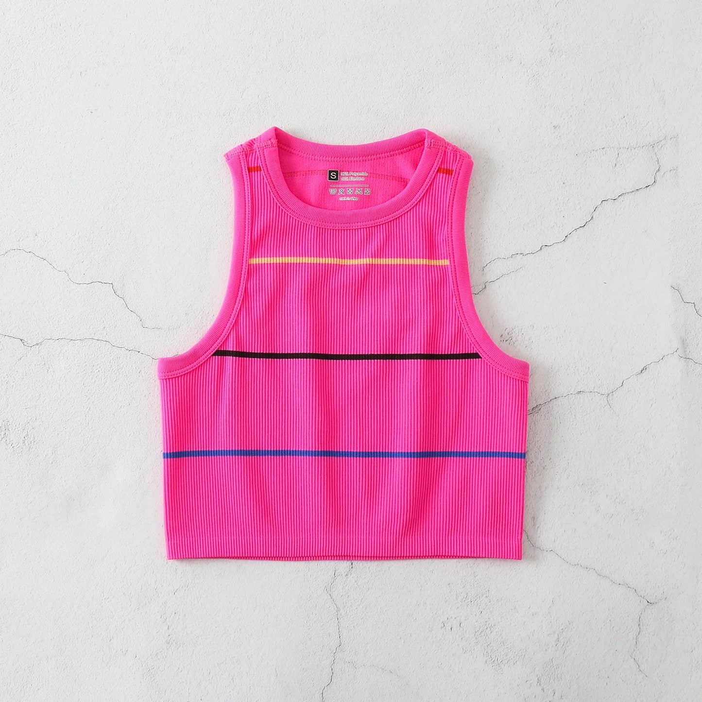 Women Yoga Vest Elastic Gym Crop Top Fitness Tank Pro