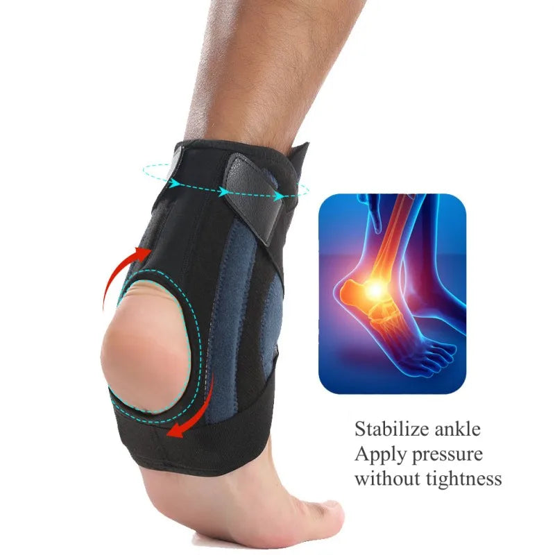 ZMHTDREAM Ankle Brace With Side Stabilizers For Sprained Ankles