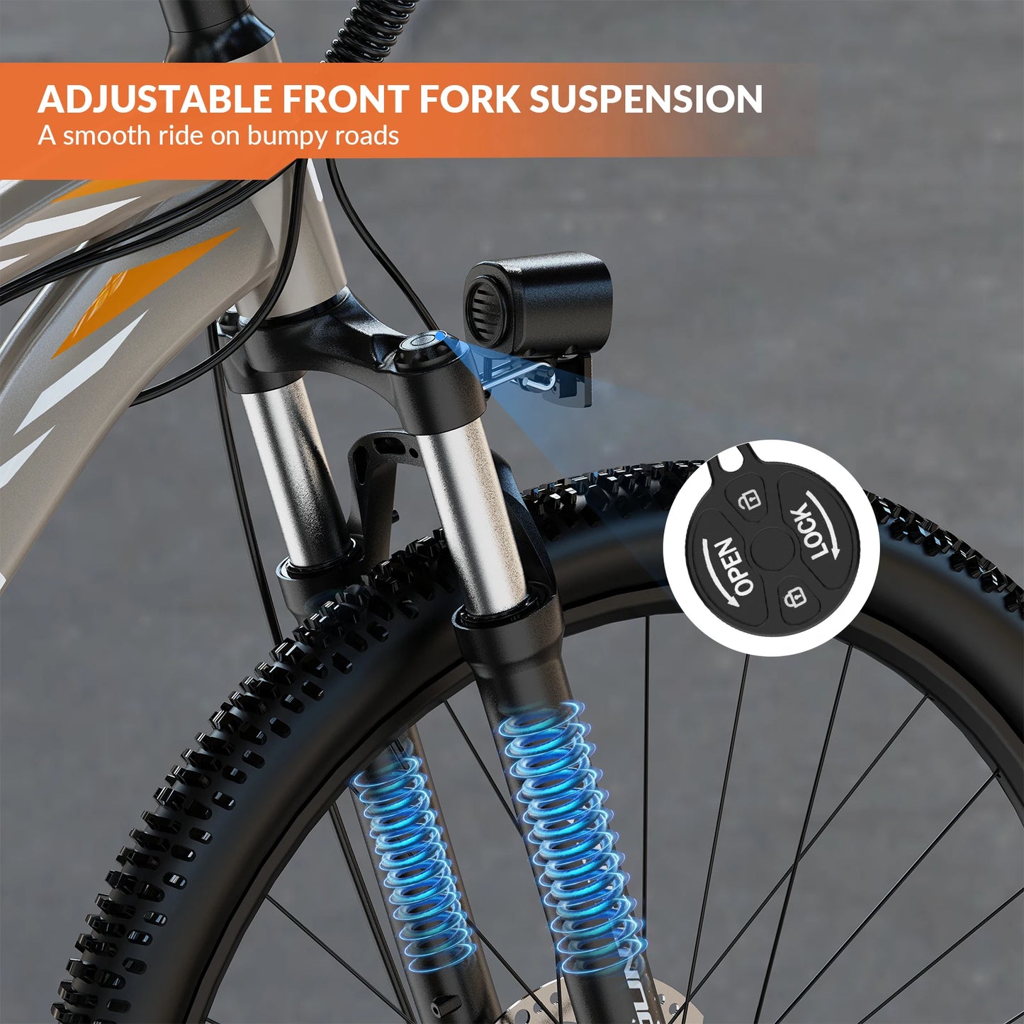 5TH WHEEL AB17 Electric Bike With 700W Peak Motor LCD