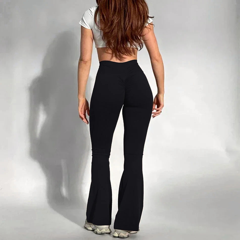 Women High Waist Yoga Leggings With Scrunch Butt Lift