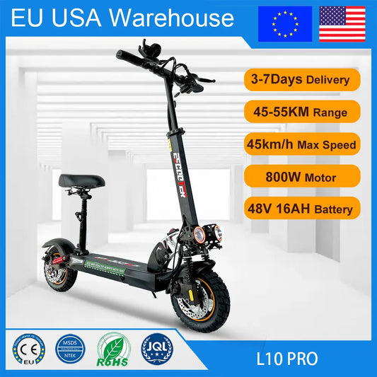 Emanba 800W Electric Kick Scooter With 45 To 55km Range