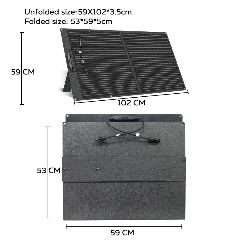 100W Solar Panel Portable Folding 54W 36W 21W Solar Generator for Camping Balcony photovoltaic panels Waterproof