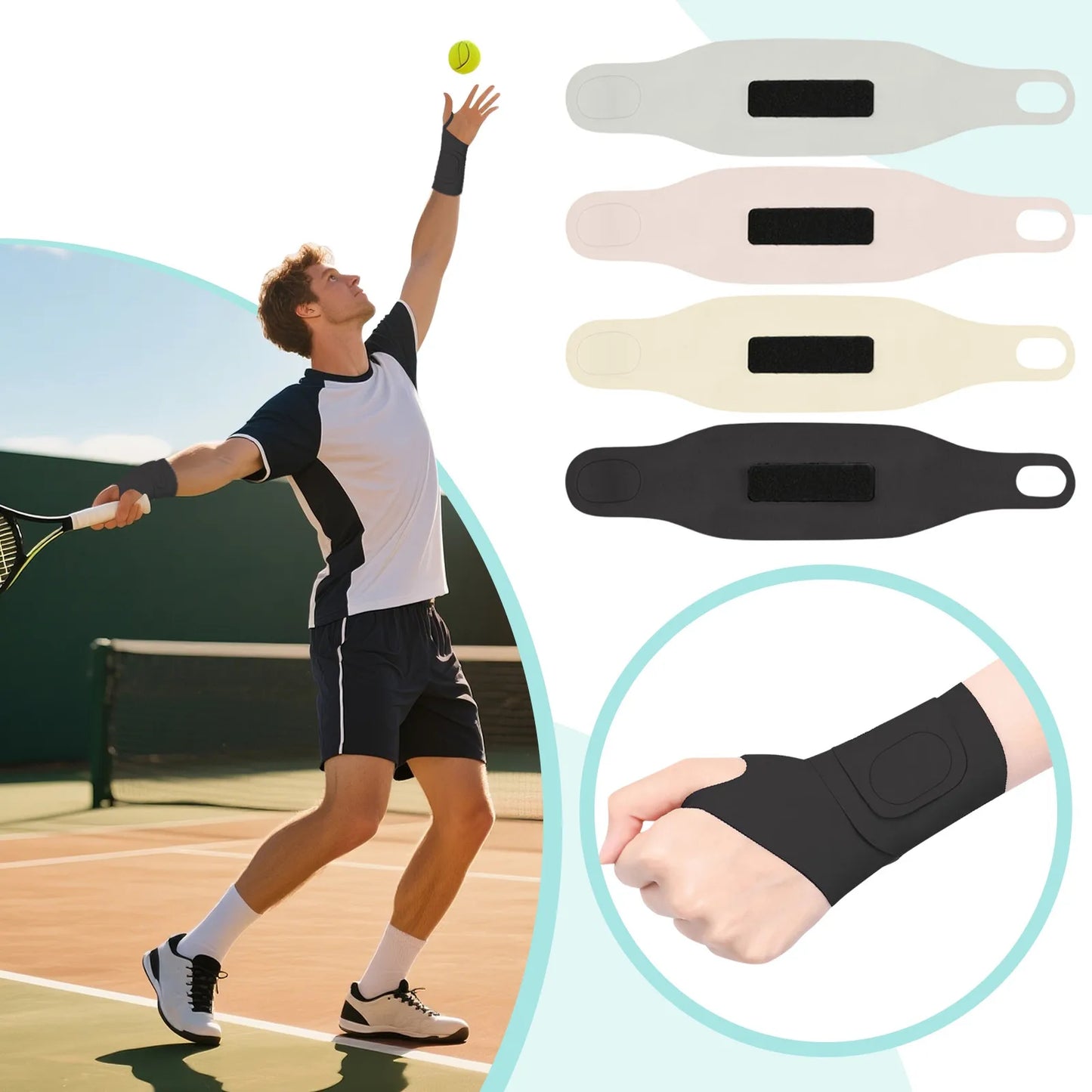 Craft Of Weaving Wrist Sprain Protector For Basketball Badminton