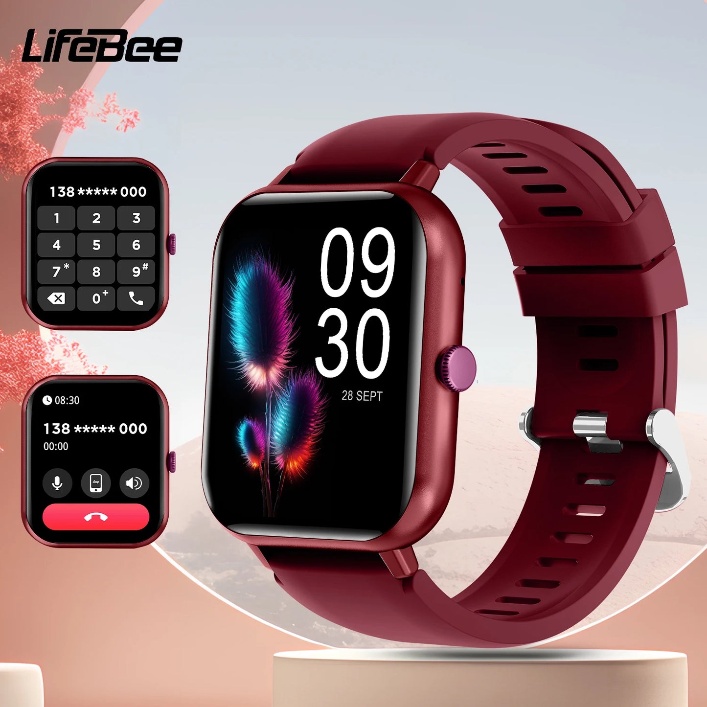 Lifebee Smart Watch Fitness Tracker With 100 Plus Sports Modes