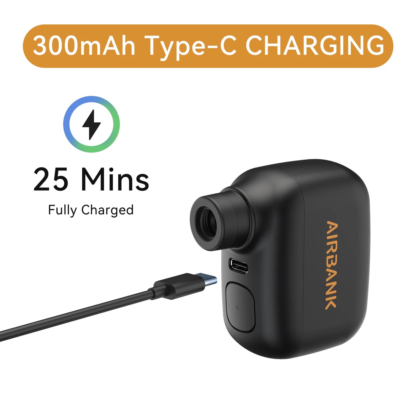 AIRBANKEPUMP Pocket SE Mini Portable Electric Pump for Bicycle