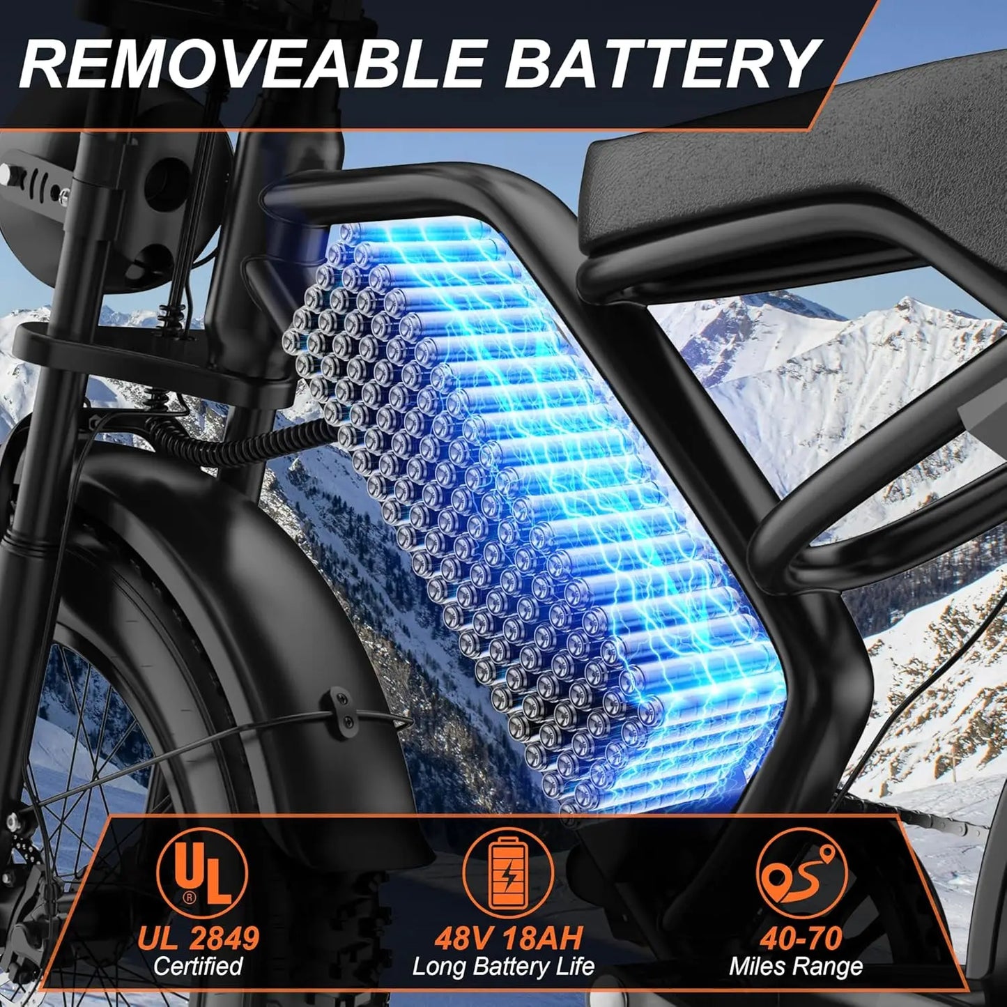 AOVOWHEEL AW2PRO 1500W Electric Fat Tire Bike 31MPH