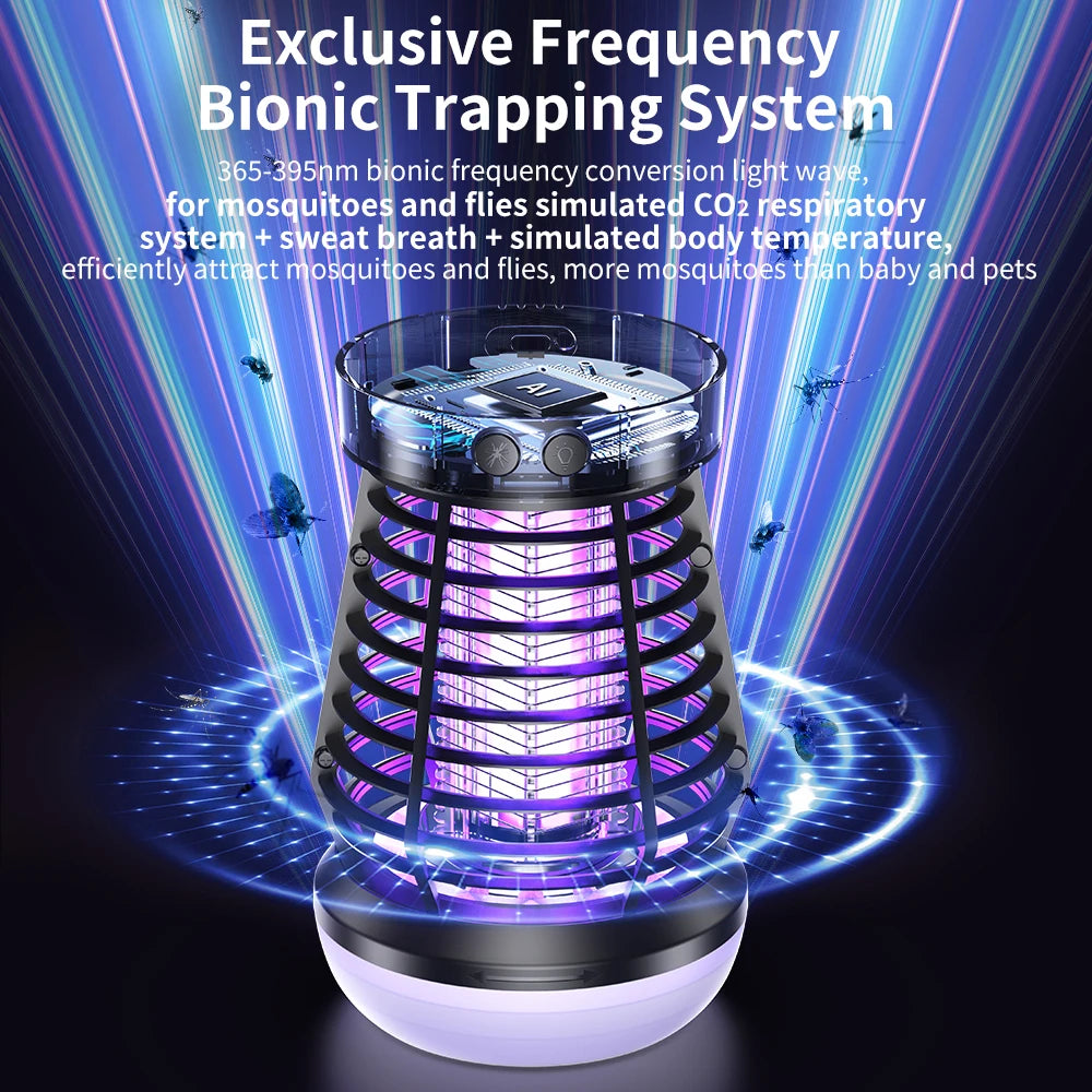 LED Mosquito Lamp Automatic Attraction And Electric Repellent